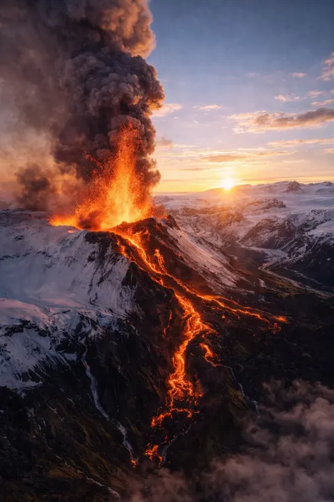 Eyjafjallajökull — landmark, Uncommon card